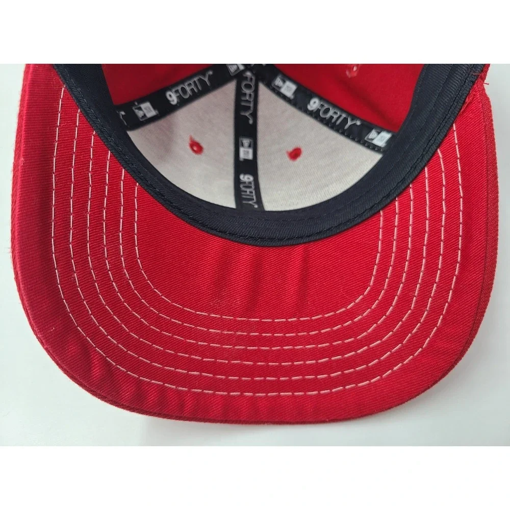 Youth Washington Nationals New Era 9Forty Snapback Hat Cap Boys MLB Baseball Red